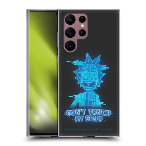 Rick And Morty Season 5 Graphics Don't Touch My Stuff Soft Gel Case for Samsung Galaxy S22 Ultra 5G