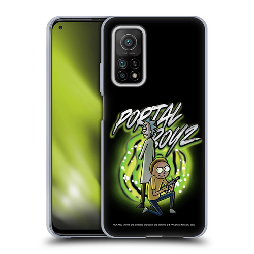 Rick And Morty Season 5 Graphics Portal Boyz Soft Gel Case for Xiaomi Mi 10T 5G