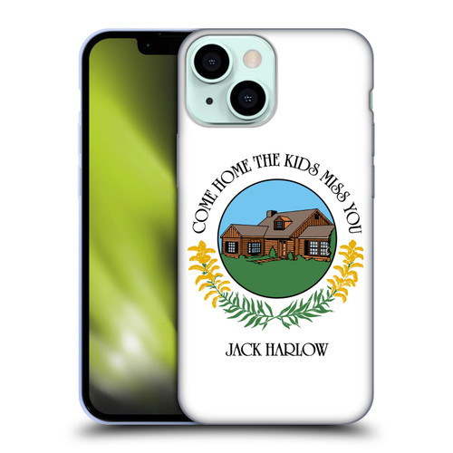Jack Harlow Graphics Come Home Badge Soft Gel Case for Apple iPhone 13 Mini