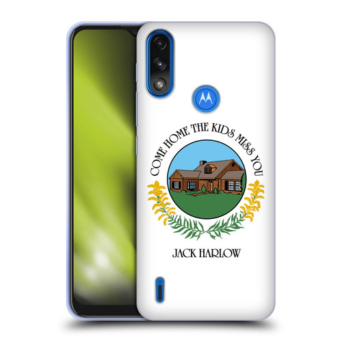 Jack Harlow Graphics Come Home Badge Soft Gel Case for Motorola Moto E7 Power / Moto E7i Power