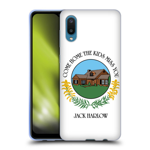 Jack Harlow Graphics Come Home Badge Soft Gel Case for Samsung Galaxy A02/M02 (2021)