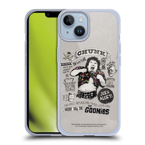 The Goonies Graphics Character Art Soft Gel Case for Apple iPhone 14