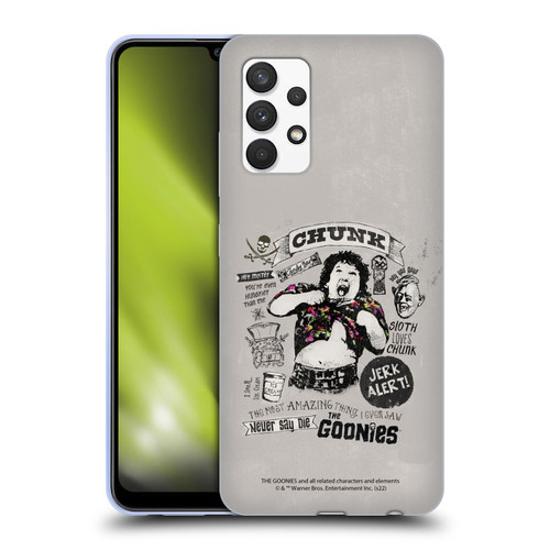 The Goonies Graphics Character Art Soft Gel Case for Samsung Galaxy A32 (2021)