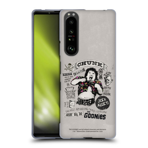 The Goonies Graphics Character Art Soft Gel Case for Sony Xperia 1 III