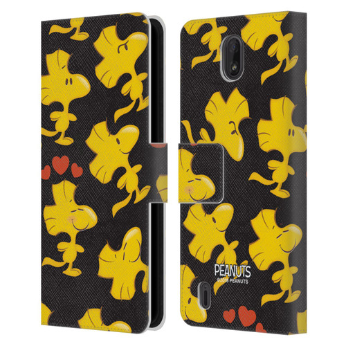 Peanuts Character Patterns Woodstock Leather Book Wallet Case Cover For Nokia C01 Plus/C1 2nd Edition