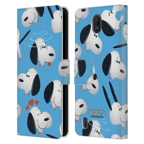 Peanuts Character Patterns Snoopy Leather Book Wallet Case Cover For Nokia C01 Plus/C1 2nd Edition