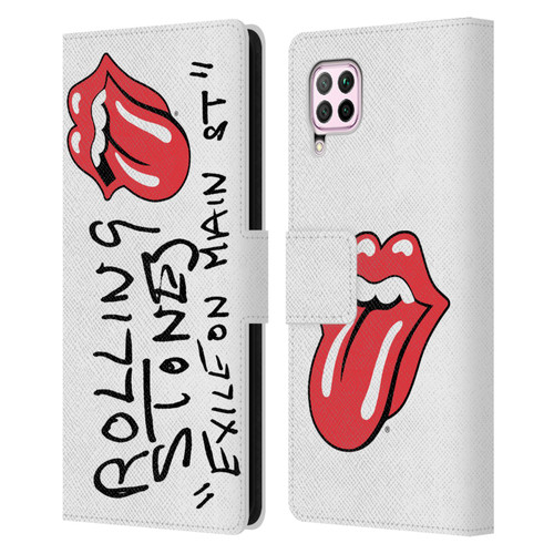 The Rolling Stones Albums Exile On Main St. Leather Book Wallet Case Cover For Huawei Nova 6 SE / P40 Lite