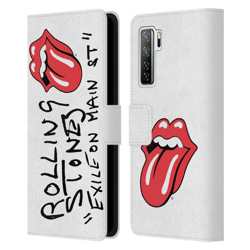 The Rolling Stones Albums Exile On Main St. Leather Book Wallet Case Cover For Huawei Nova 7 SE/P40 Lite 5G