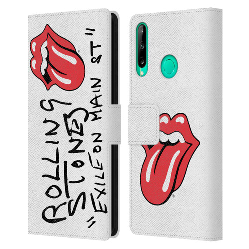 The Rolling Stones Albums Exile On Main St. Leather Book Wallet Case Cover For Huawei P40 lite E
