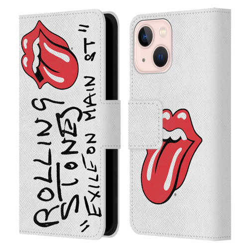 The Rolling Stones Albums Exile On Main St. Leather Book Wallet Case Cover For Apple iPhone 13 Mini