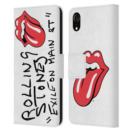 The Rolling Stones Albums Exile On Main St. Leather Book Wallet Case Cover For Apple iPhone XR