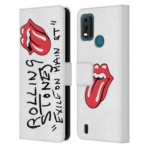 The Rolling Stones Albums Exile On Main St. Leather Book Wallet Case Cover For Nokia G11 Plus
