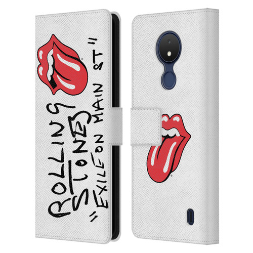 The Rolling Stones Albums Exile On Main St. Leather Book Wallet Case Cover For Nokia C21