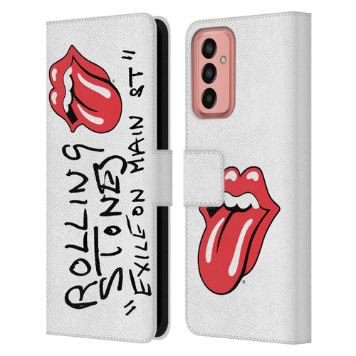 The Rolling Stones Albums Exile On Main St. Leather Book Wallet Case Cover For Samsung Galaxy M13 (2022)