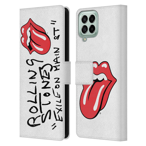 The Rolling Stones Albums Exile On Main St. Leather Book Wallet Case Cover For Samsung Galaxy M33 (2022)