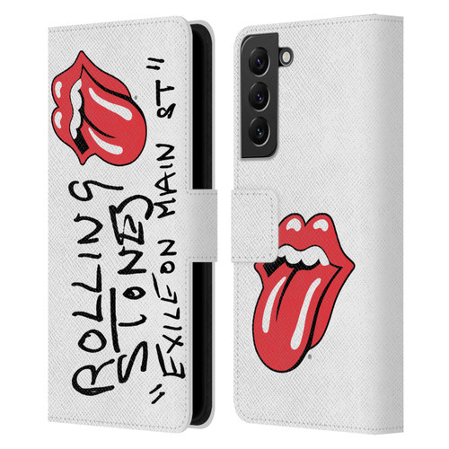 The Rolling Stones Albums Exile On Main St. Leather Book Wallet Case Cover For Samsung Galaxy S22+ 5G