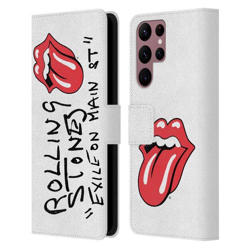 The Rolling Stones Albums Exile On Main St. Leather Book Wallet Case Cover For Samsung Galaxy S22 Ultra 5G