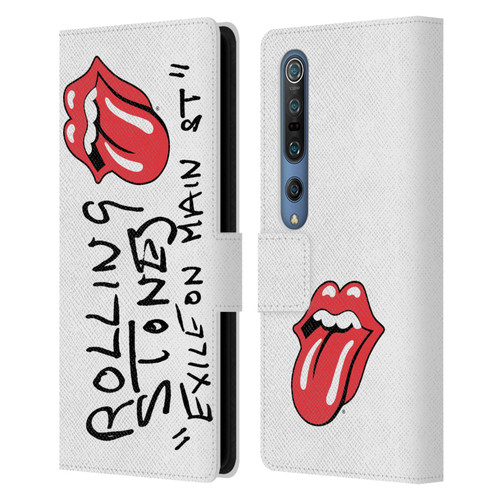 The Rolling Stones Albums Exile On Main St. Leather Book Wallet Case Cover For Xiaomi Mi 10 5G / Mi 10 Pro 5G