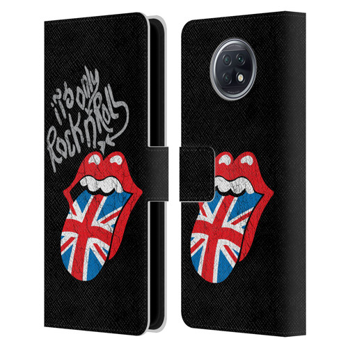 The Rolling Stones Albums Only Rock And Roll Distressed Leather Book Wallet Case Cover For Xiaomi Redmi Note 9T 5G