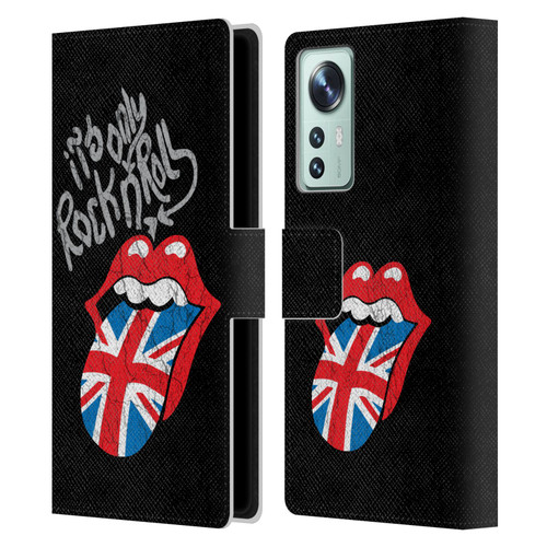 The Rolling Stones Albums Only Rock And Roll Distressed Leather Book Wallet Case Cover For Xiaomi 12