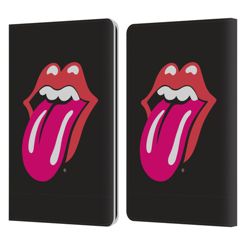 The Rolling Stones Graphics Pink Tongue Leather Book Wallet Case Cover For Amazon Kindle Paperwhite 1 / 2 / 3