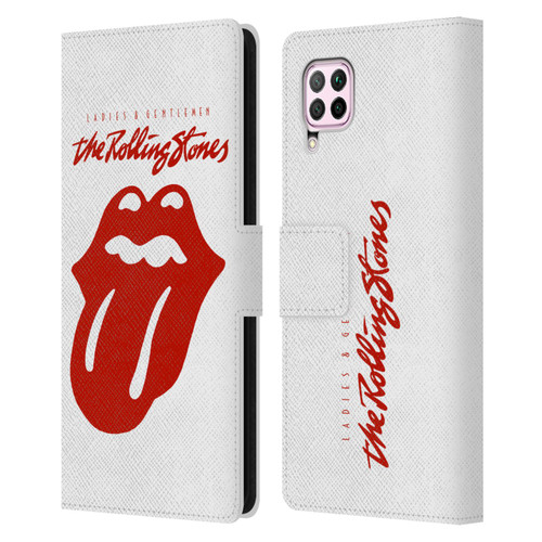 The Rolling Stones Graphics Ladies and Gentlemen Movie Leather Book Wallet Case Cover For Huawei Nova 6 SE / P40 Lite