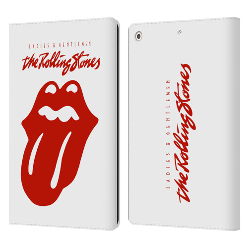 The Rolling Stones Graphics Ladies and Gentlemen Movie Leather Book Wallet Case Cover For Apple iPad 10.2 2019/2020/2021