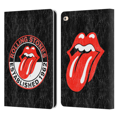 The Rolling Stones Graphics Established 1962 Leather Book Wallet Case Cover For Apple iPad Air 2 (2014)