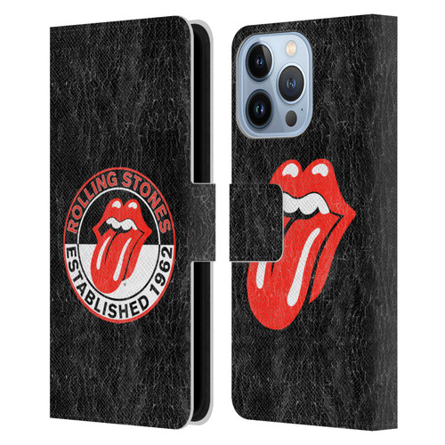 The Rolling Stones Graphics Established 1962 Leather Book Wallet Case Cover For Apple iPhone 13 Pro