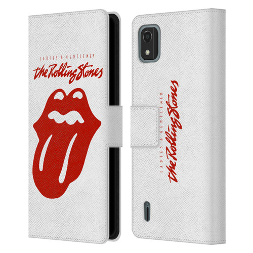 The Rolling Stones Graphics Ladies and Gentlemen Movie Leather Book Wallet Case Cover For Nokia C2 2nd Edition