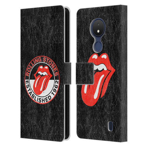 The Rolling Stones Graphics Established 1962 Leather Book Wallet Case Cover For Nokia C21