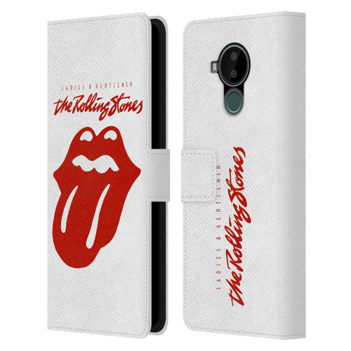 The Rolling Stones Graphics Ladies and Gentlemen Movie Leather Book Wallet Case Cover For Nokia C30