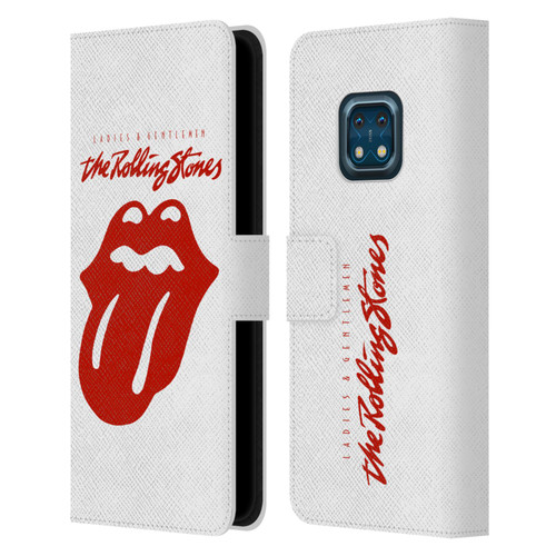 The Rolling Stones Graphics Ladies and Gentlemen Movie Leather Book Wallet Case Cover For Nokia XR20
