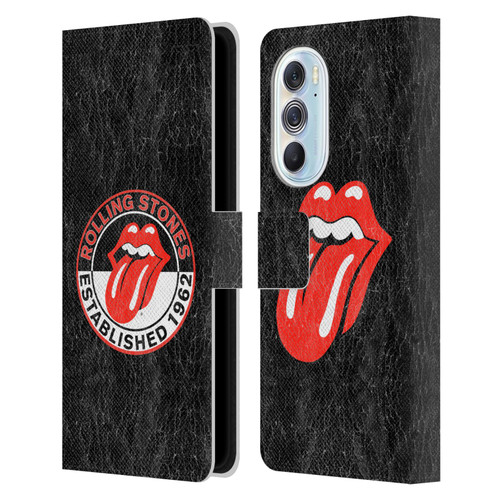 The Rolling Stones Graphics Established 1962 Leather Book Wallet Case Cover For Motorola Edge X30