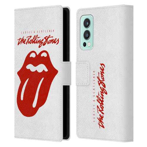 The Rolling Stones Graphics Ladies and Gentlemen Movie Leather Book Wallet Case Cover For OnePlus Nord 2 5G
