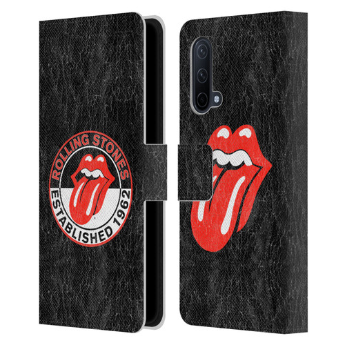 The Rolling Stones Graphics Established 1962 Leather Book Wallet Case Cover For OnePlus Nord CE 5G