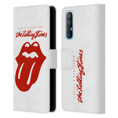 The Rolling Stones Graphics Ladies and Gentlemen Movie Leather Book Wallet Case Cover For OPPO Find X2 Neo 5G