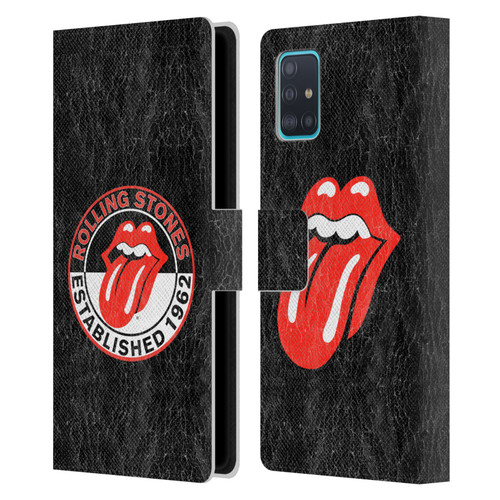 The Rolling Stones Graphics Established 1962 Leather Book Wallet Case Cover For Samsung Galaxy A51 (2019)