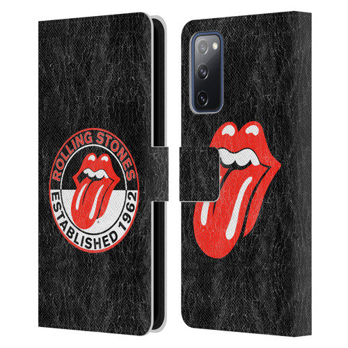 The Rolling Stones Graphics Established 1962 Leather Book Wallet Case Cover For Samsung Galaxy S20 FE / 5G