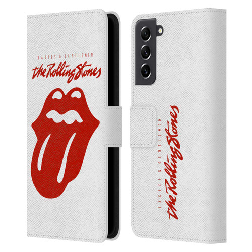 The Rolling Stones Graphics Ladies and Gentlemen Movie Leather Book Wallet Case Cover For Samsung Galaxy S21 FE 5G