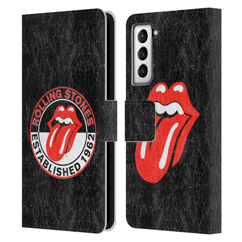 The Rolling Stones Graphics Established 1962 Leather Book Wallet Case Cover For Samsung Galaxy S21 5G