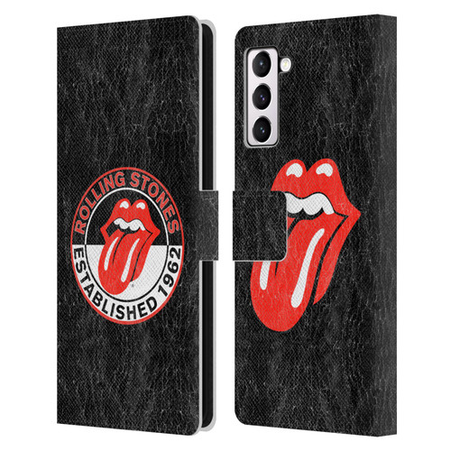 The Rolling Stones Graphics Established 1962 Leather Book Wallet Case Cover For Samsung Galaxy S21+ 5G