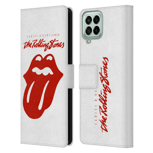 The Rolling Stones Graphics Ladies and Gentlemen Movie Leather Book Wallet Case Cover For Samsung Galaxy M53 (2022)
