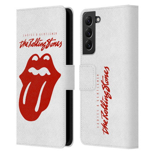 The Rolling Stones Graphics Ladies and Gentlemen Movie Leather Book Wallet Case Cover For Samsung Galaxy S22+ 5G