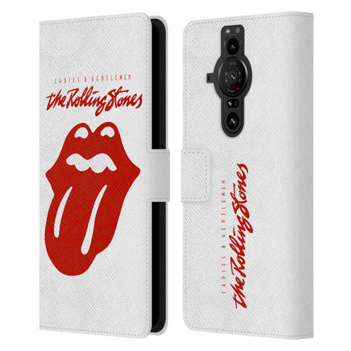 The Rolling Stones Graphics Ladies and Gentlemen Movie Leather Book Wallet Case Cover For Sony Xperia Pro-I