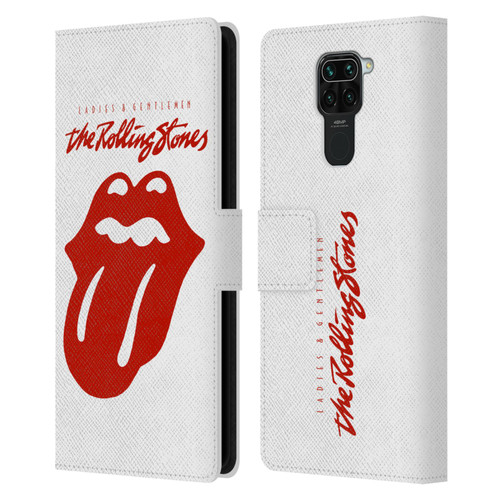 The Rolling Stones Graphics Ladies and Gentlemen Movie Leather Book Wallet Case Cover For Xiaomi Redmi Note 9 / Redmi 10X 4G