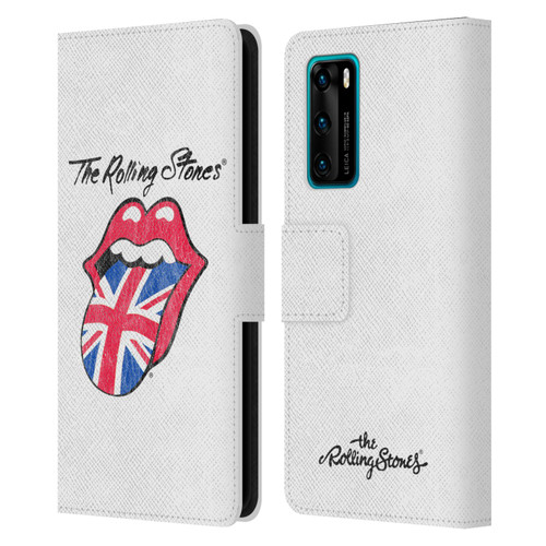 The Rolling Stones Key Art Uk Tongue Leather Book Wallet Case Cover For Huawei P40 5G
