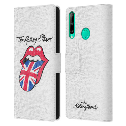 The Rolling Stones Key Art Uk Tongue Leather Book Wallet Case Cover For Huawei P40 lite E