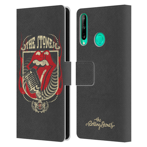 The Rolling Stones Key Art Jumbo Tongue Leather Book Wallet Case Cover For Huawei P40 lite E