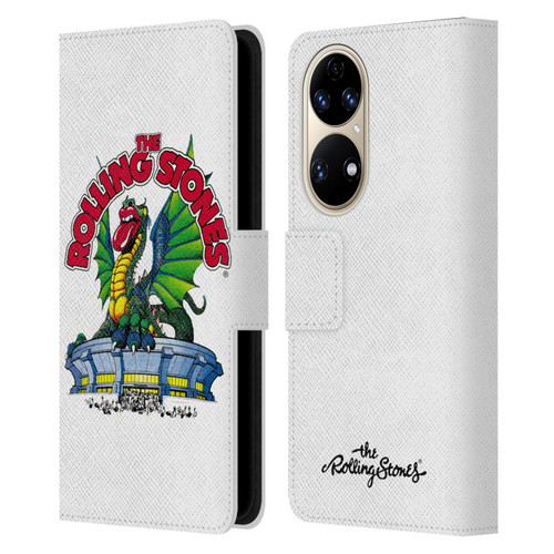 The Rolling Stones Key Art Dragon Leather Book Wallet Case Cover For Huawei P50